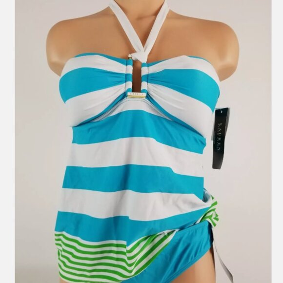 Lauren Ralph Lauren Women's Swimwear Tankini Top - Picture 2 of 10